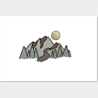 Mini Mountains Posters and Art